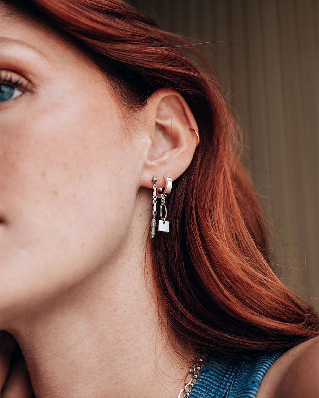 Plaza Silver Earrings