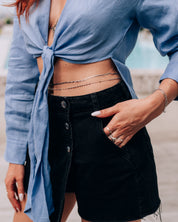 Raquel Silver Belly Chain