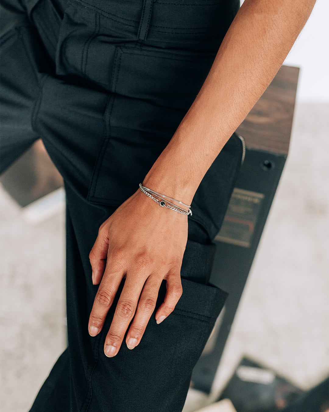 Beryl Silver Bracelet