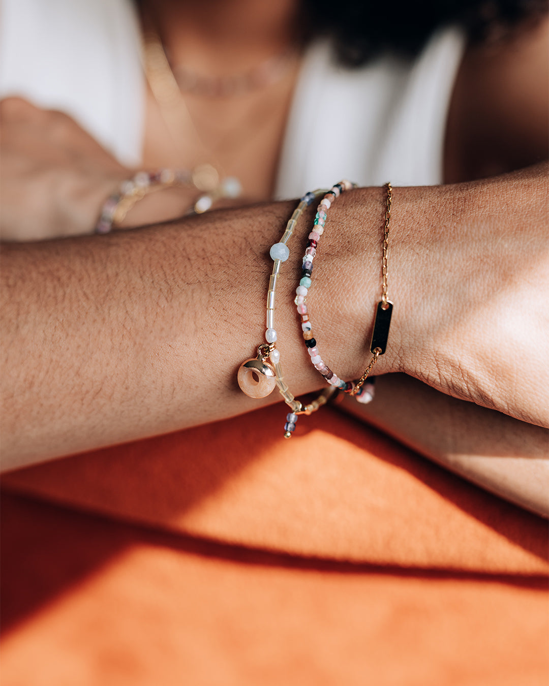 Sixteen Gold Bracelet