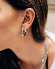 Cruz Silver Earrings