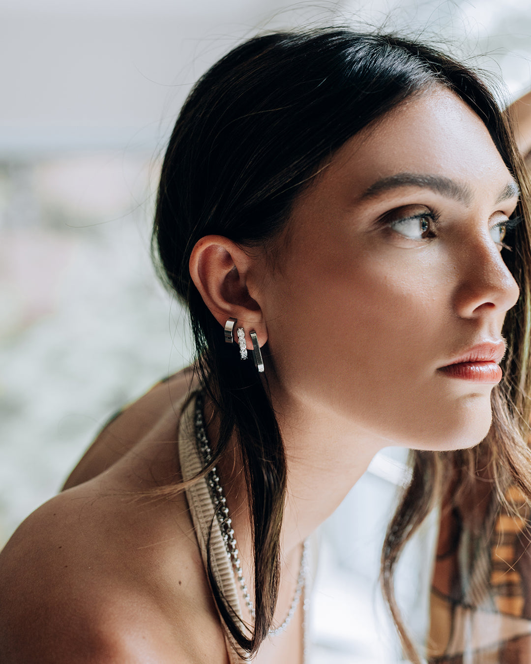 Dylan Silver Earrings