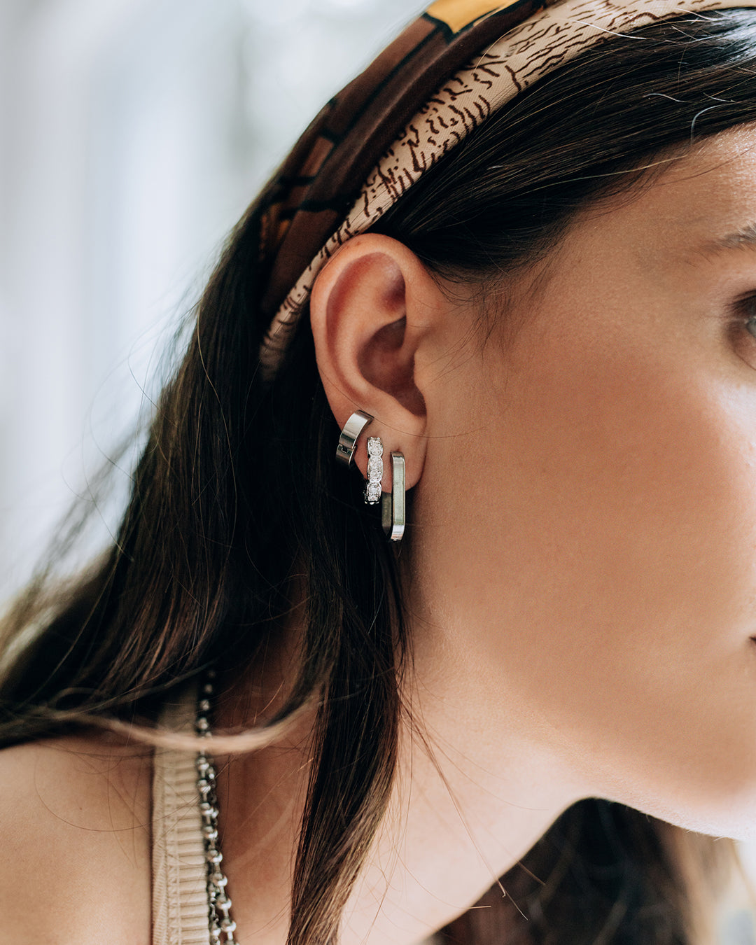 Dylan Silver Earrings