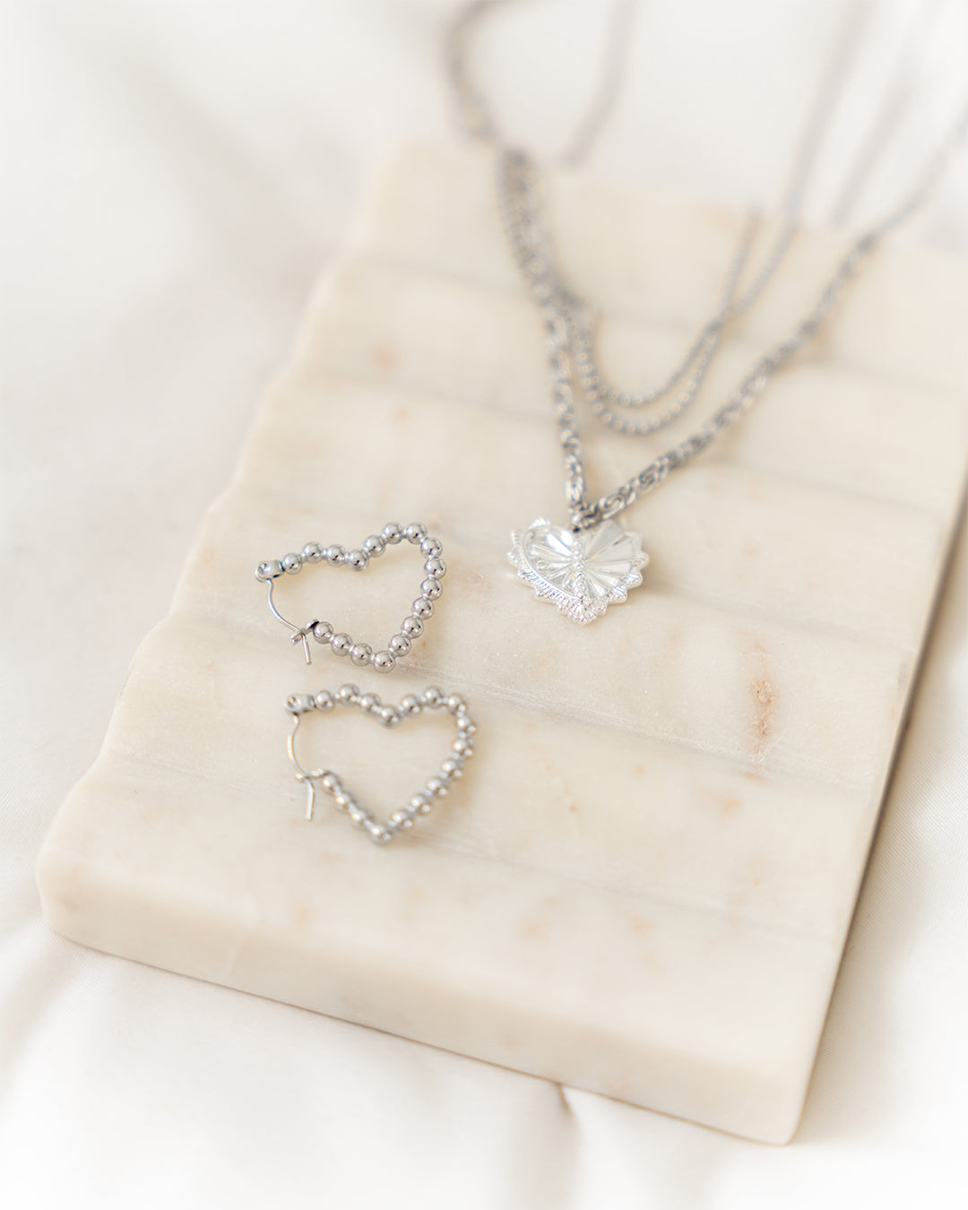 Belle Silver Earrings