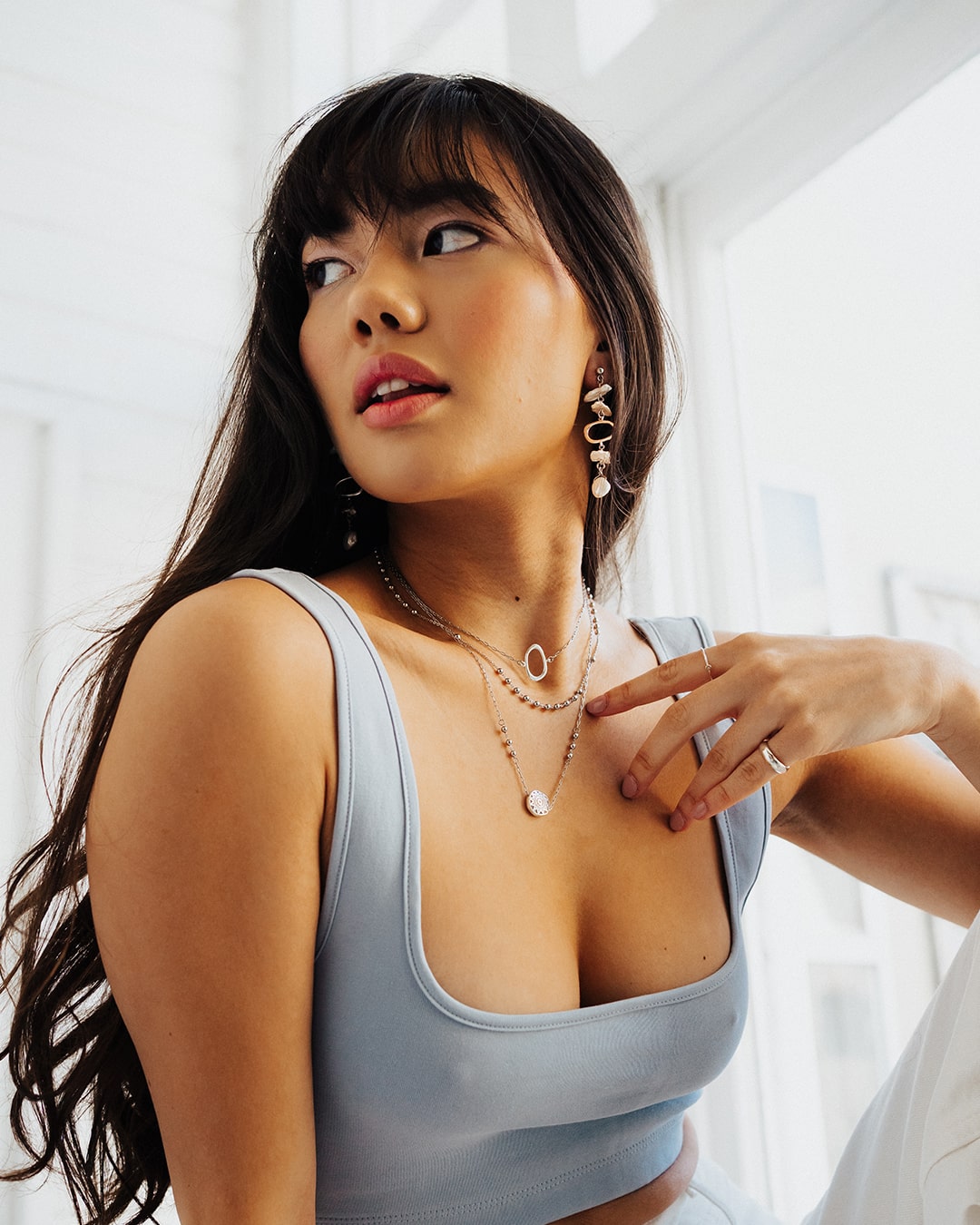 Helios Silver Necklace