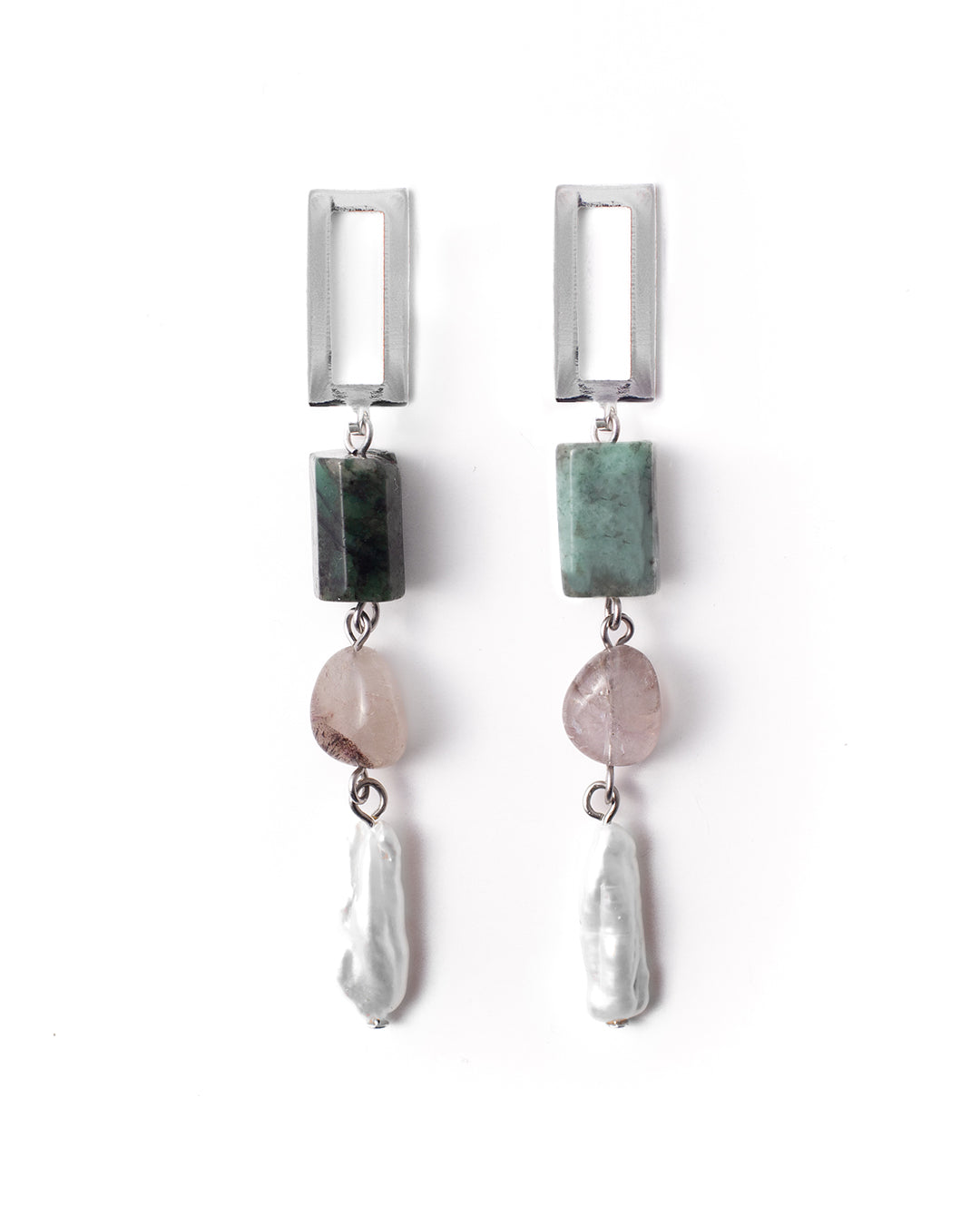Chivor Silver Earrings