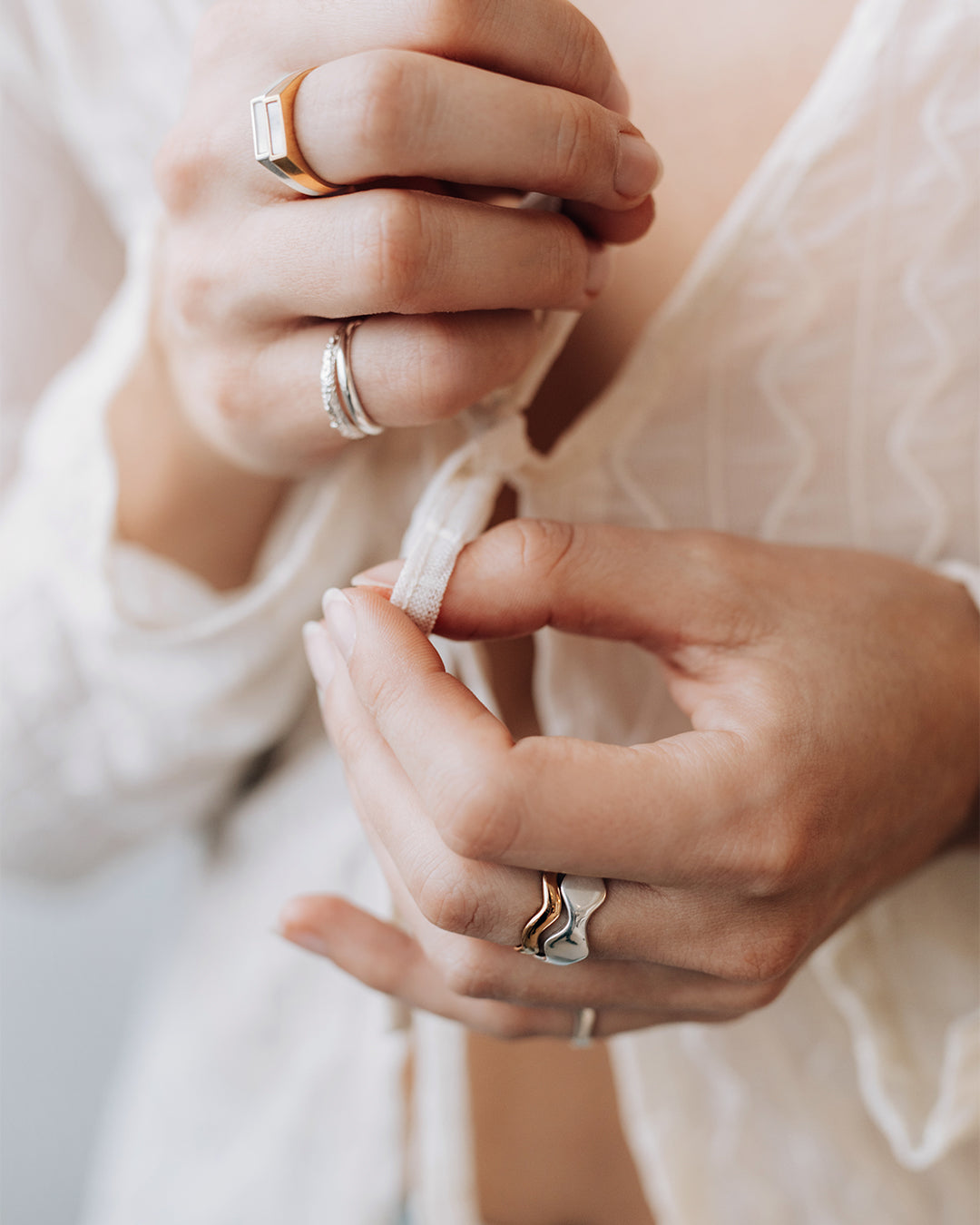 Dopio Silver Ring
