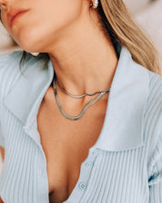 Cobra Silver Necklace