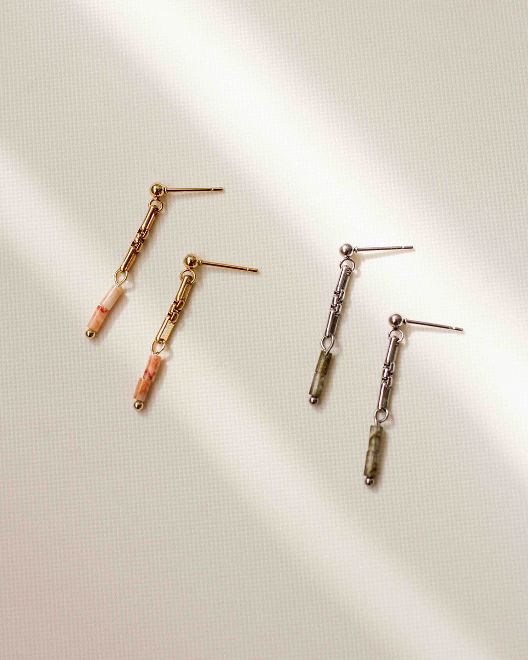 Drop Silver Earrings