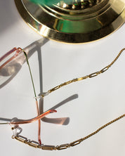 Frame Gold Glasses Chain