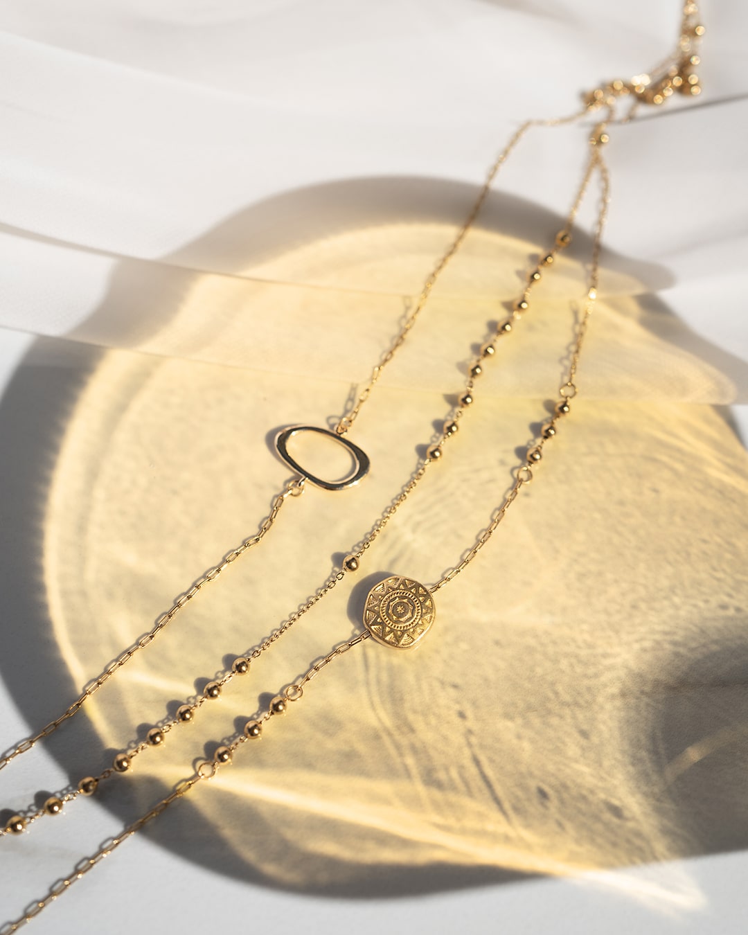 Helios Gold Necklace