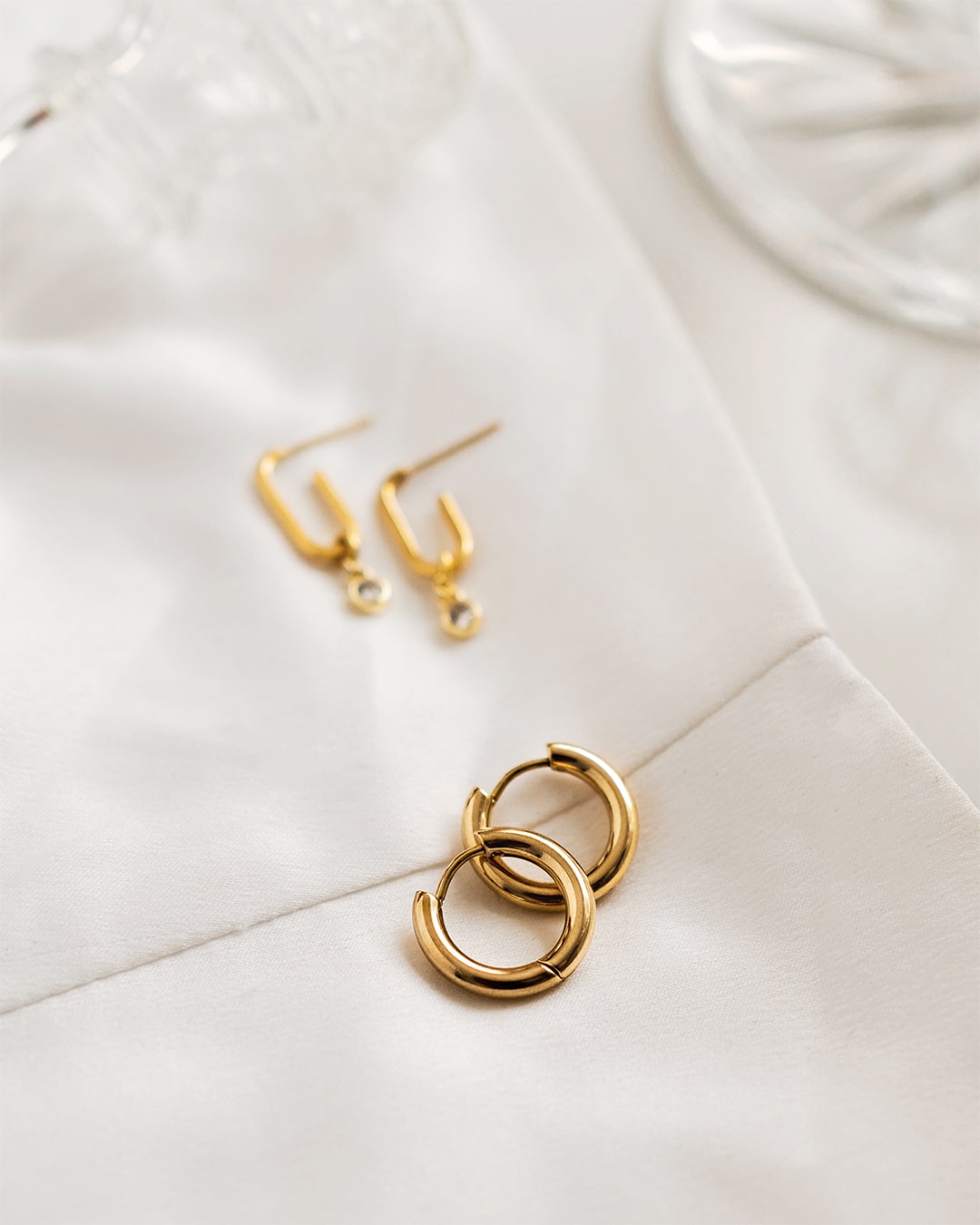 Huggie Gold Hoop Earrings