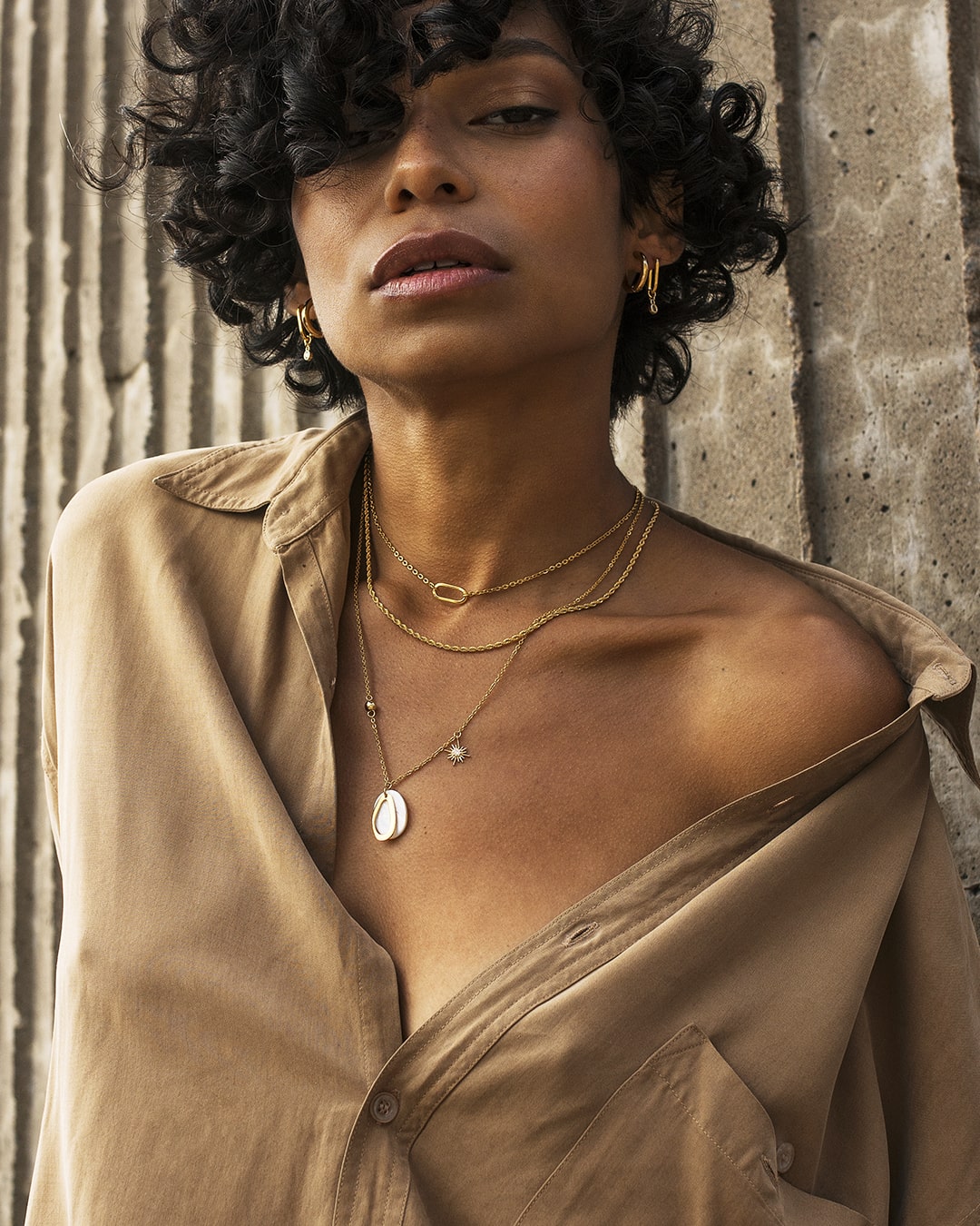 Huggie Gold Hoop Earrings