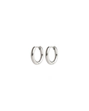 Huggie Silver Hoop Earrings