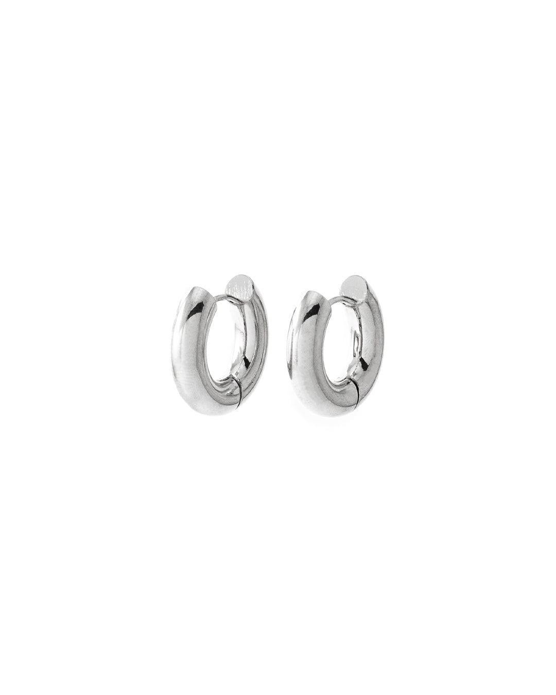 Hugues Silver Hoop Earrings