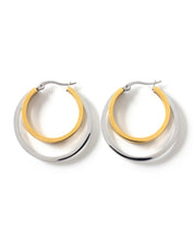 Musket Two-Tone Hoop Earrings