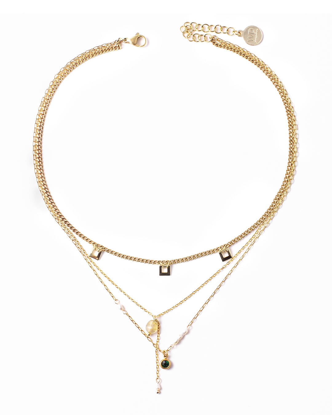 Muzo Gold Necklace