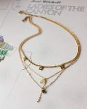 Muzo Gold Necklace
