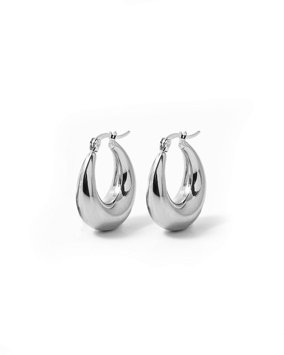 Oculus Silver Earrings