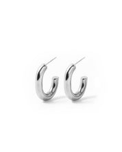 Pipe Silver Earrings