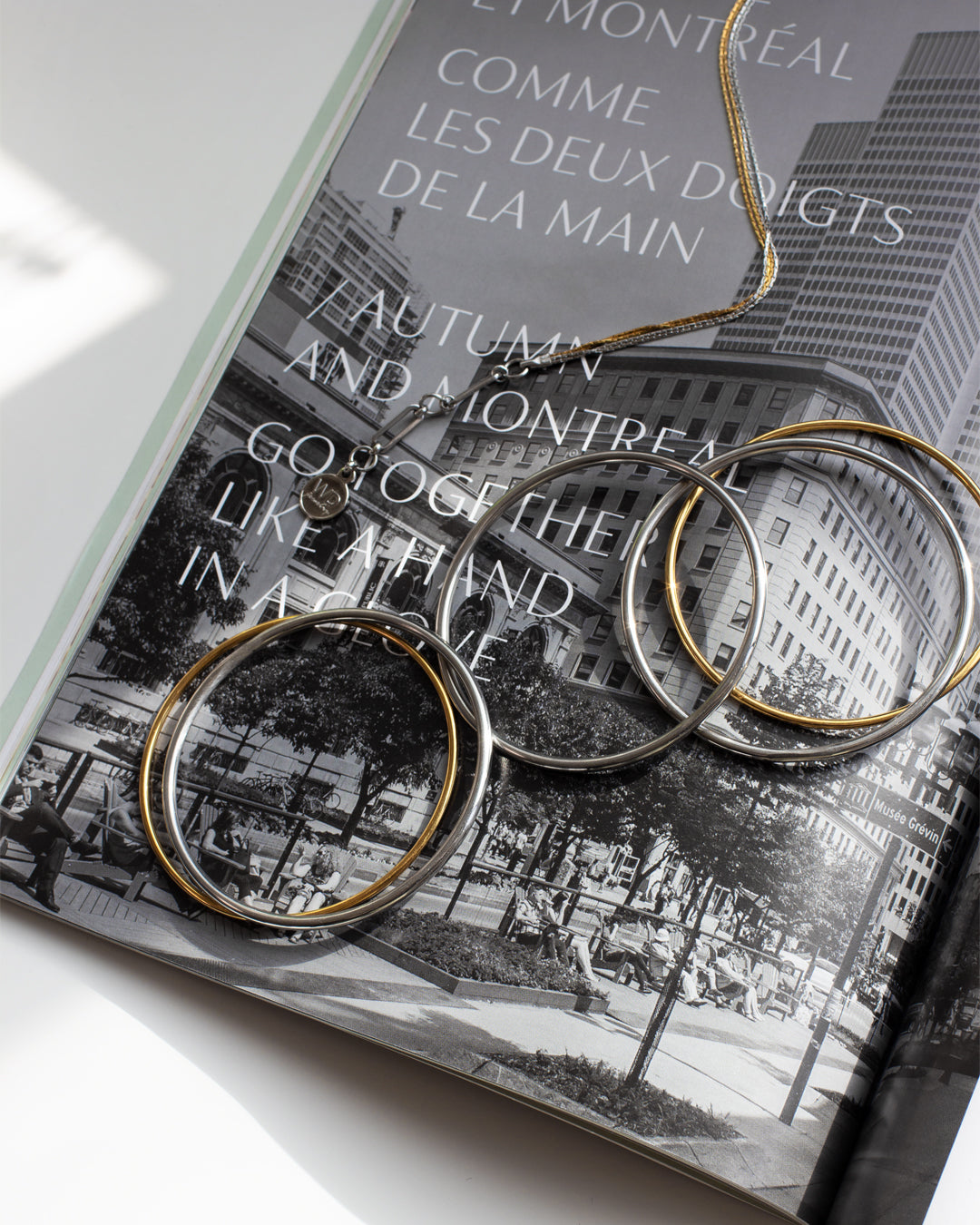 Salima Two-Tone Bracelet Set