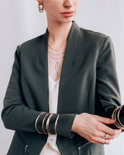 Salima Two-Tone Bracelet Set