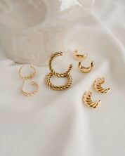 Spin Gold Earrings