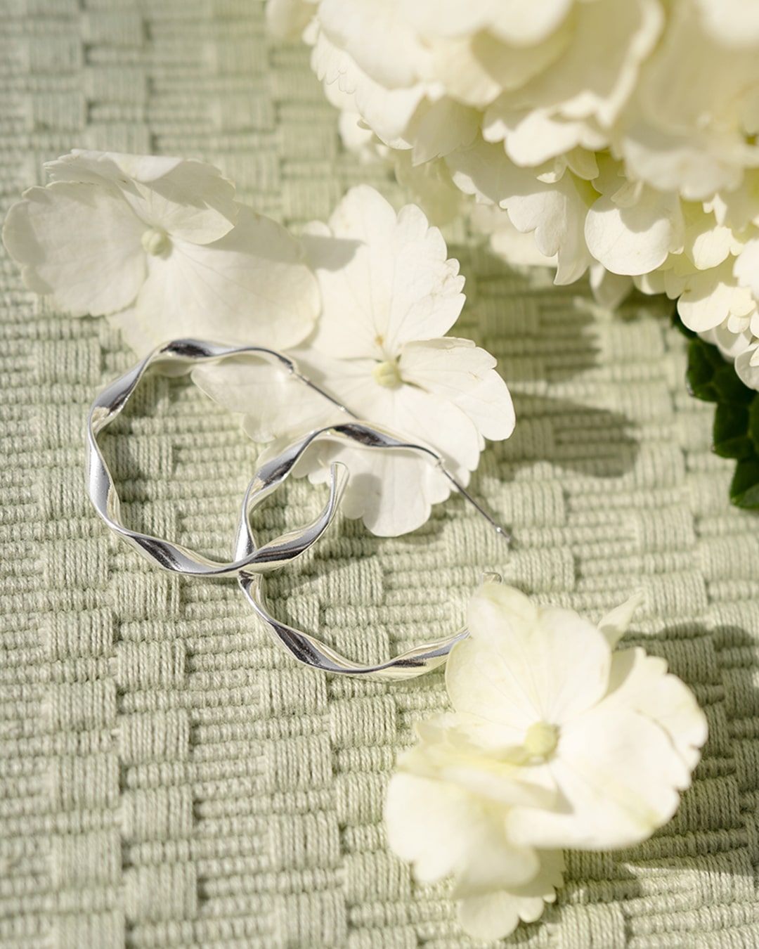 Twist Silver Earrings