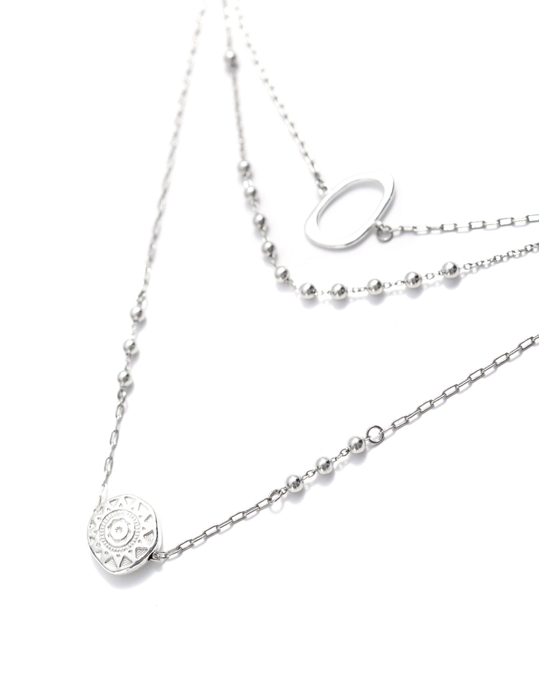Helios Silver Necklace