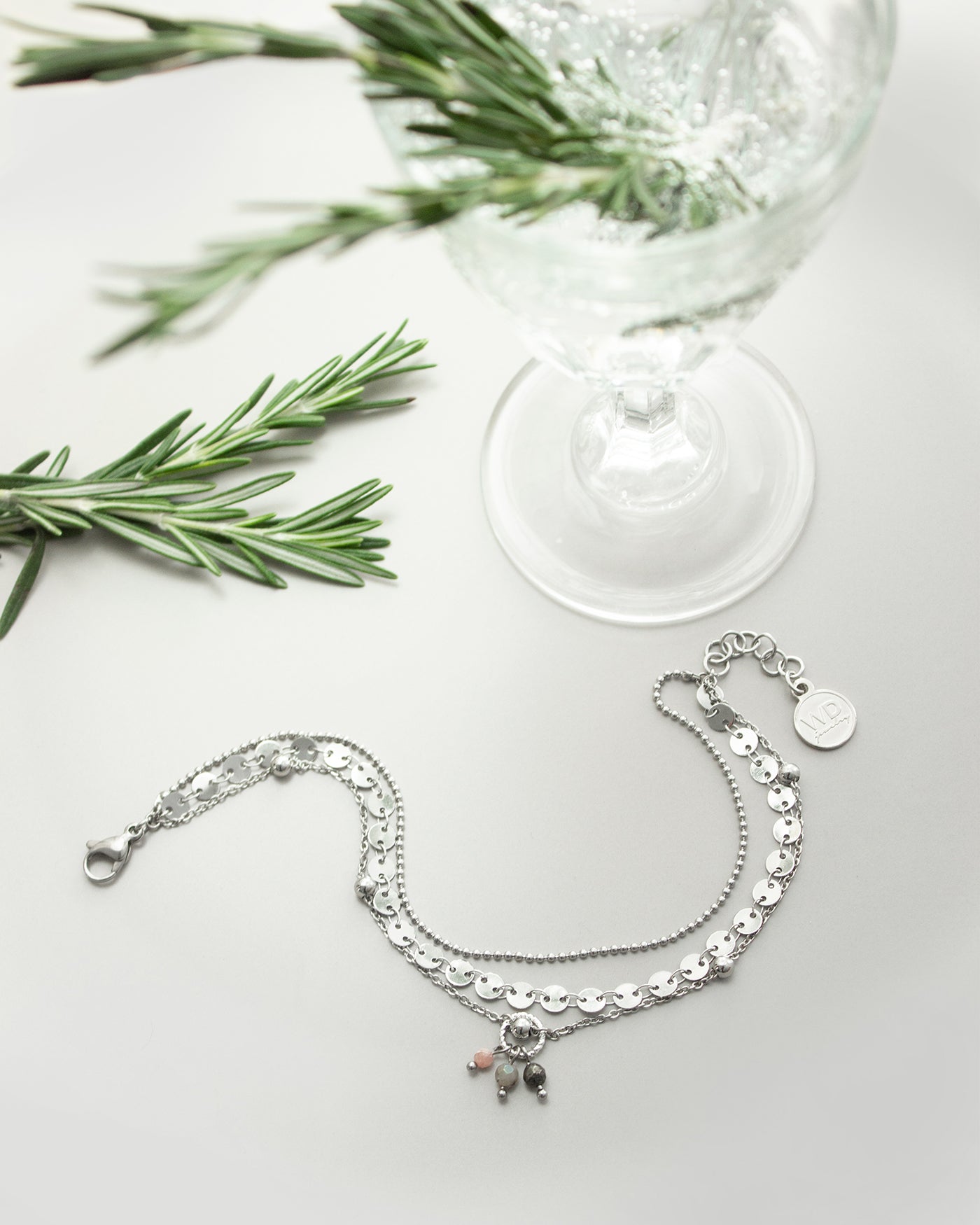Bella Silver Anklet