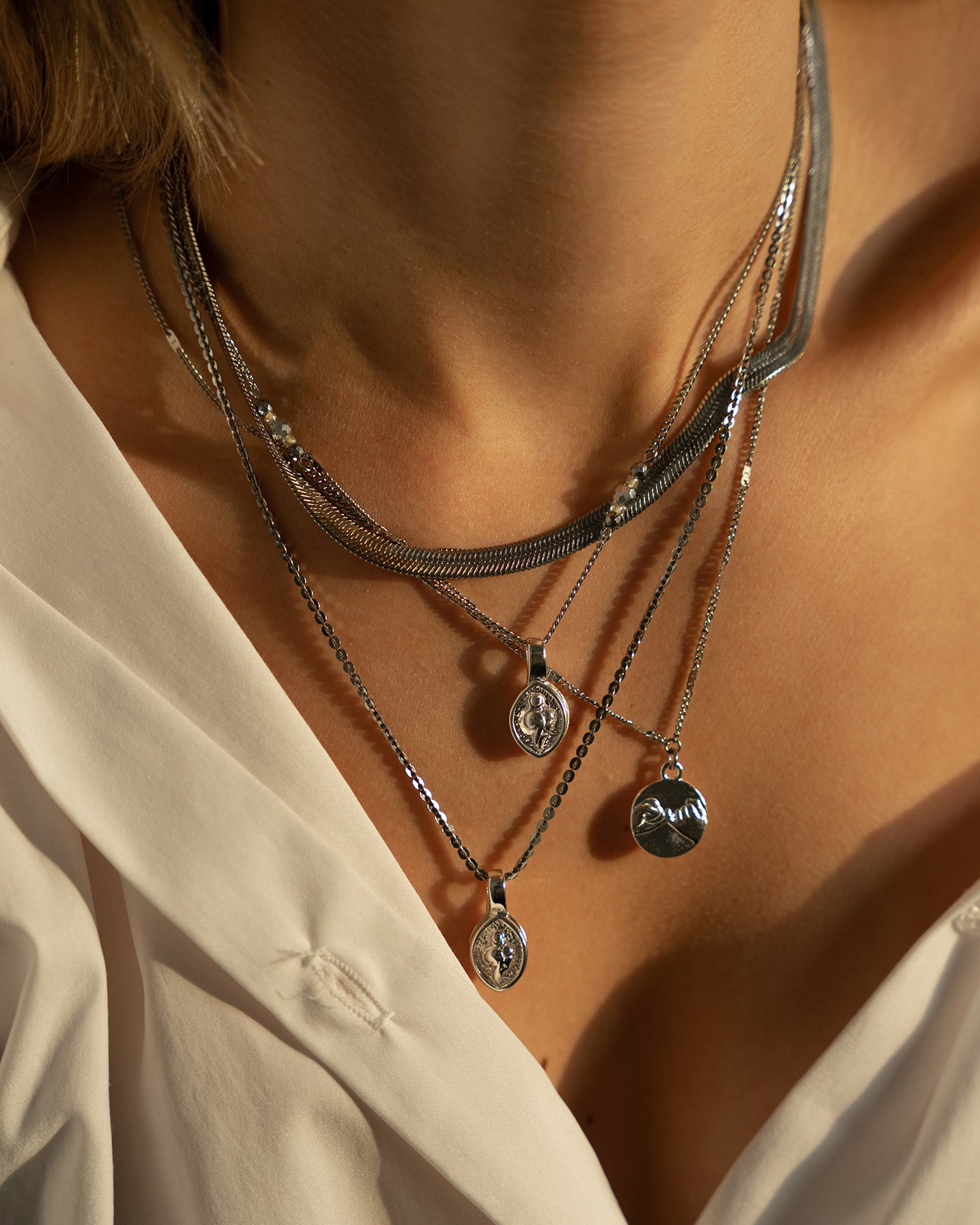 Cobra Silver Necklace