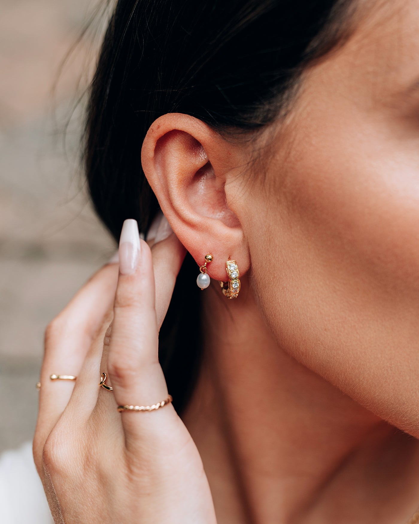 Cruz Gold Earrings