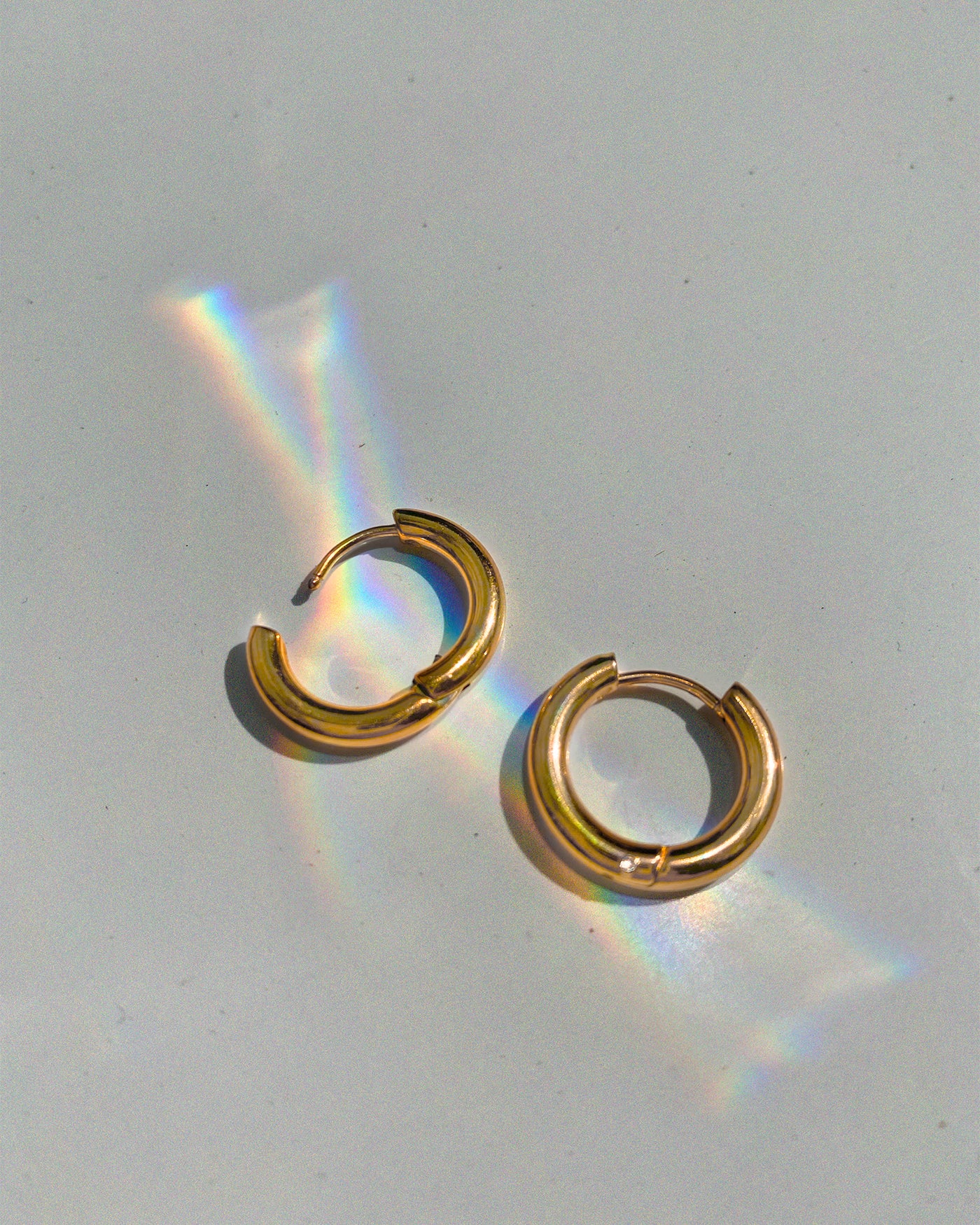 Huggie Gold Hoop Earrings