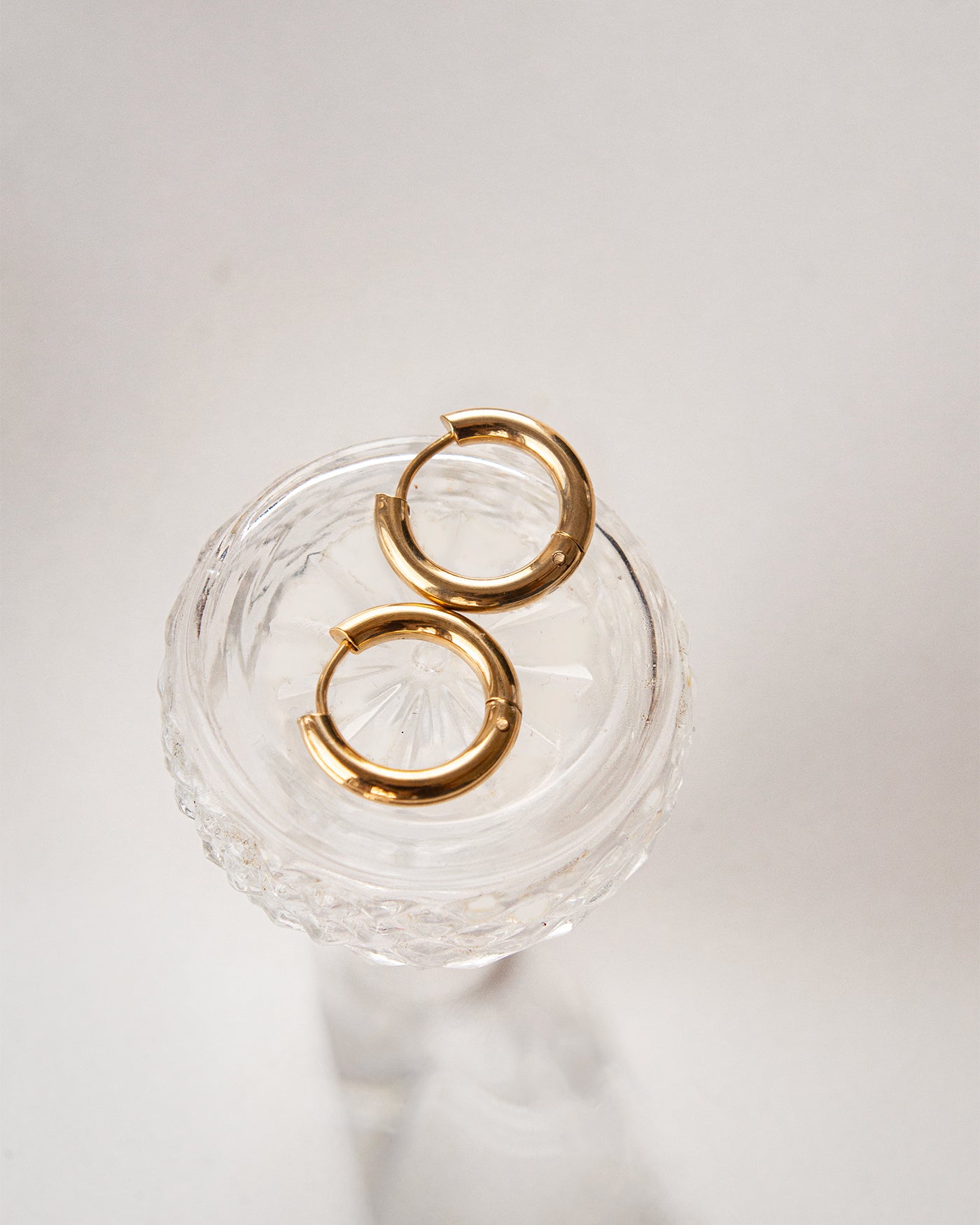Huggie Gold Hoop Earrings