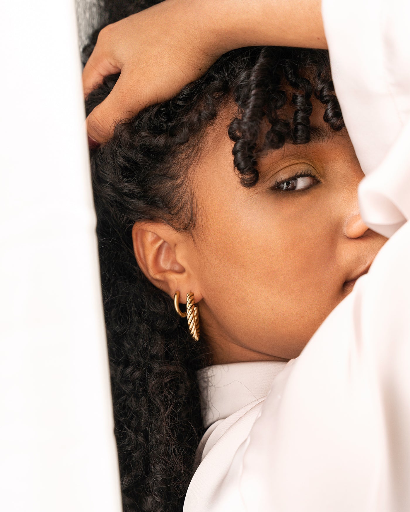 Huggie Gold Hoop Earrings