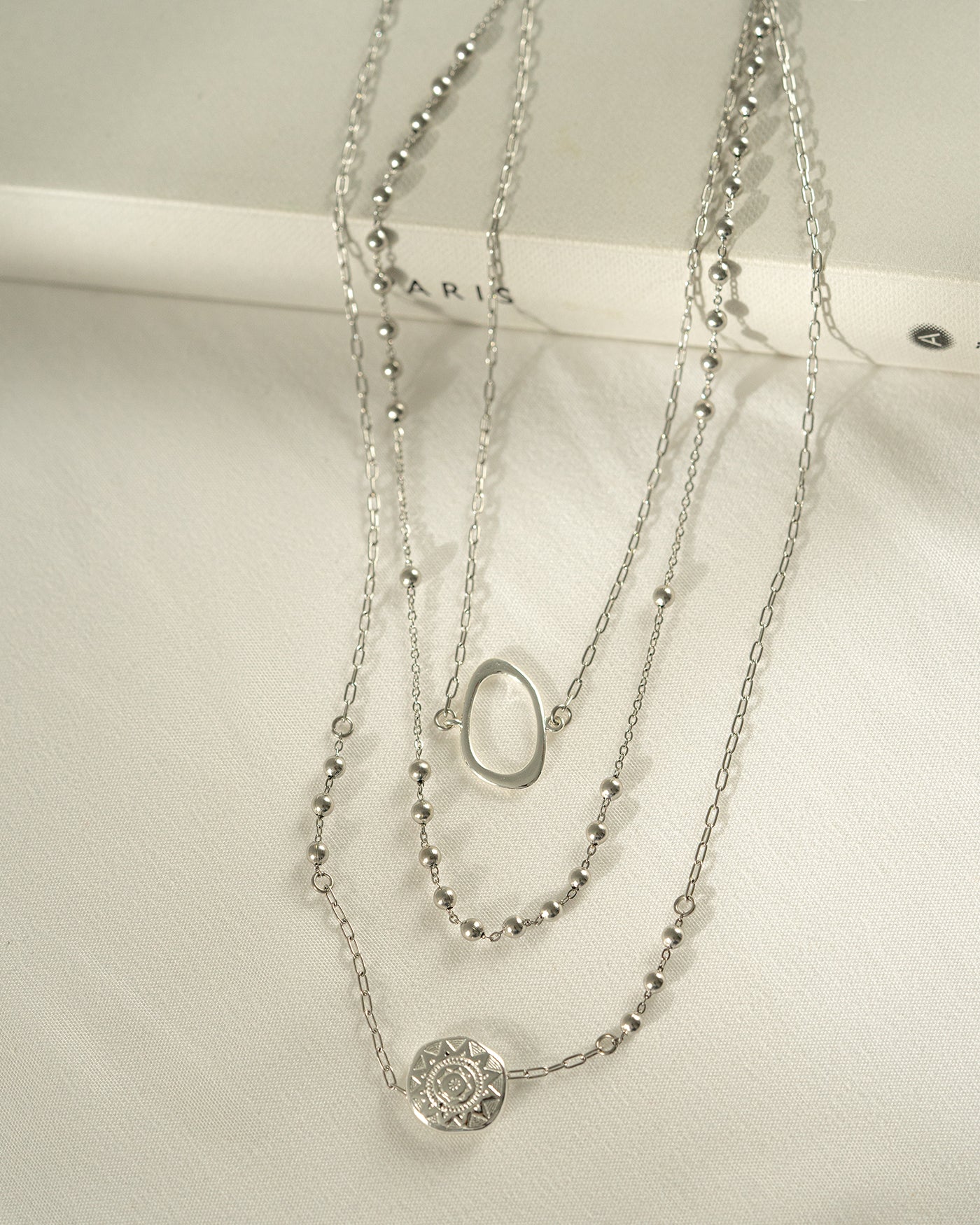 Helios Silver Necklace