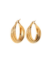 Triplet Gold Earrings