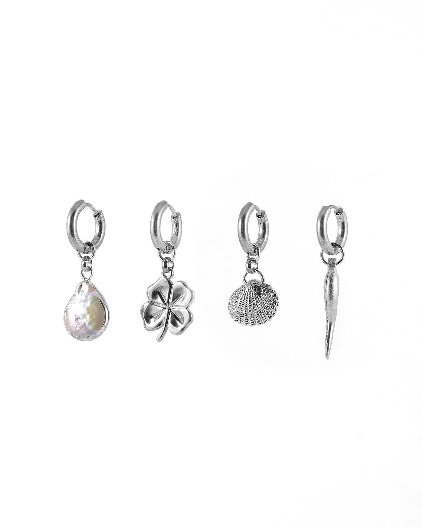 Chance Silver Earrings