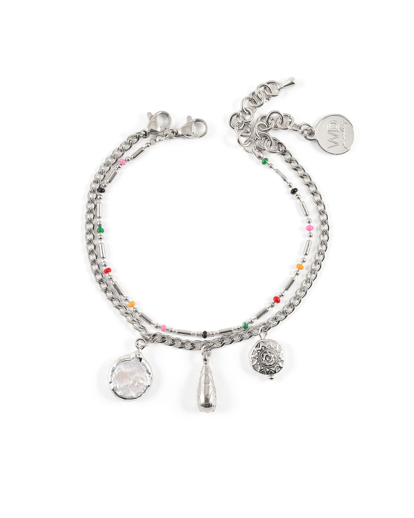 Confetti Silver Bracelet Set