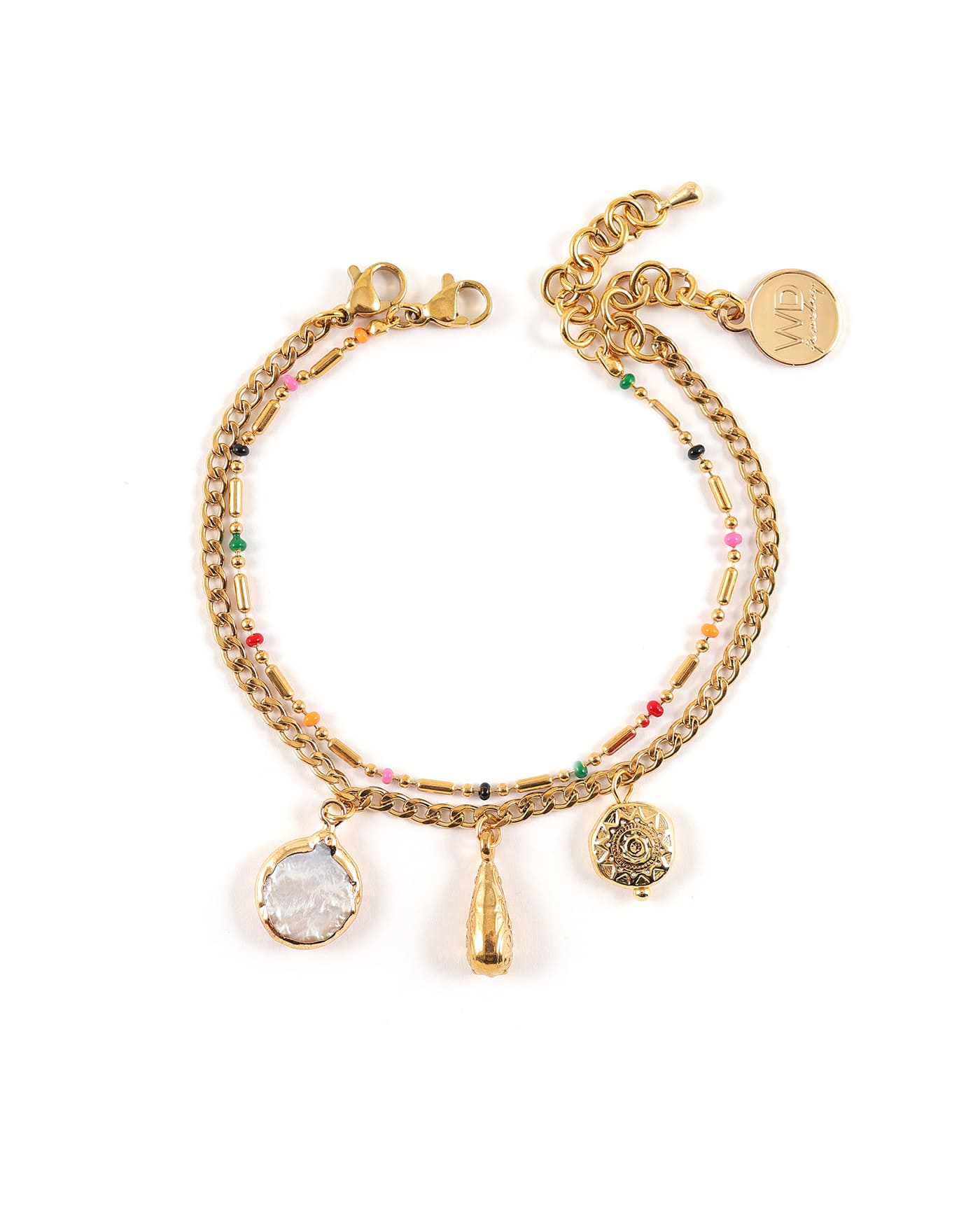 Confetti Gold Bracelet Set