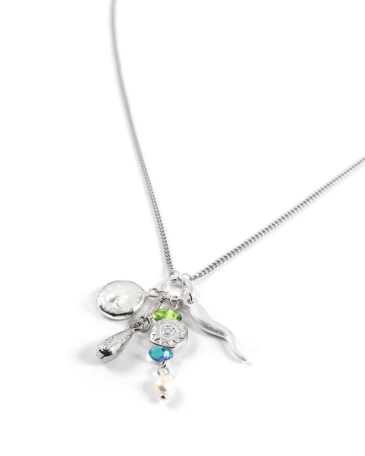 Cornicello Silver Necklace