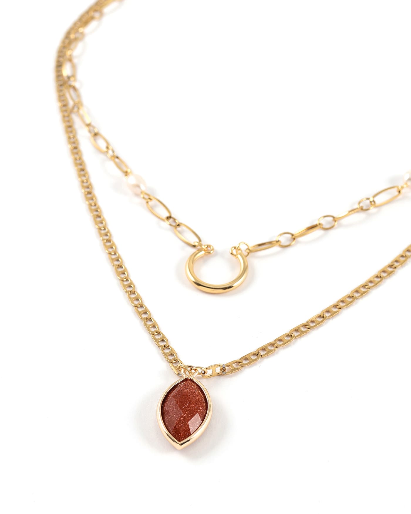 Sabot Gold Necklace