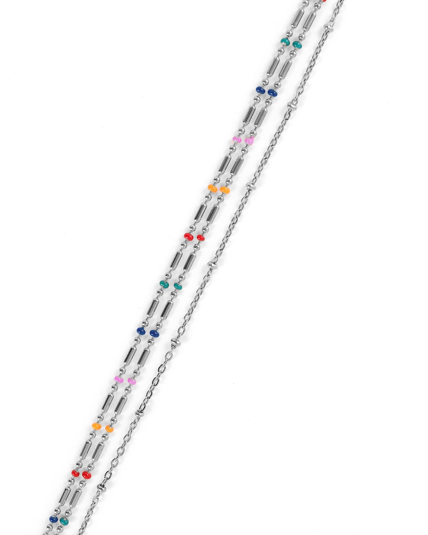 Pebble Silver Anklet