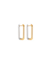 Duet Two-Tone Earrings