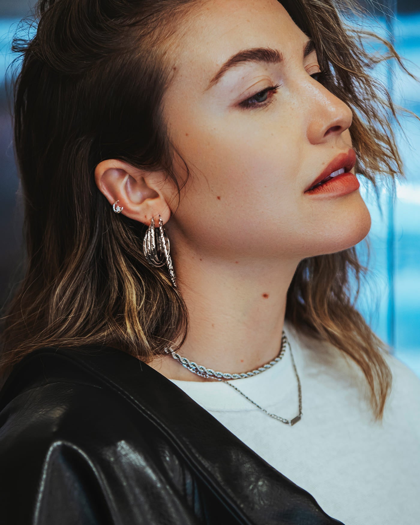 Lunaya Silver Earrings