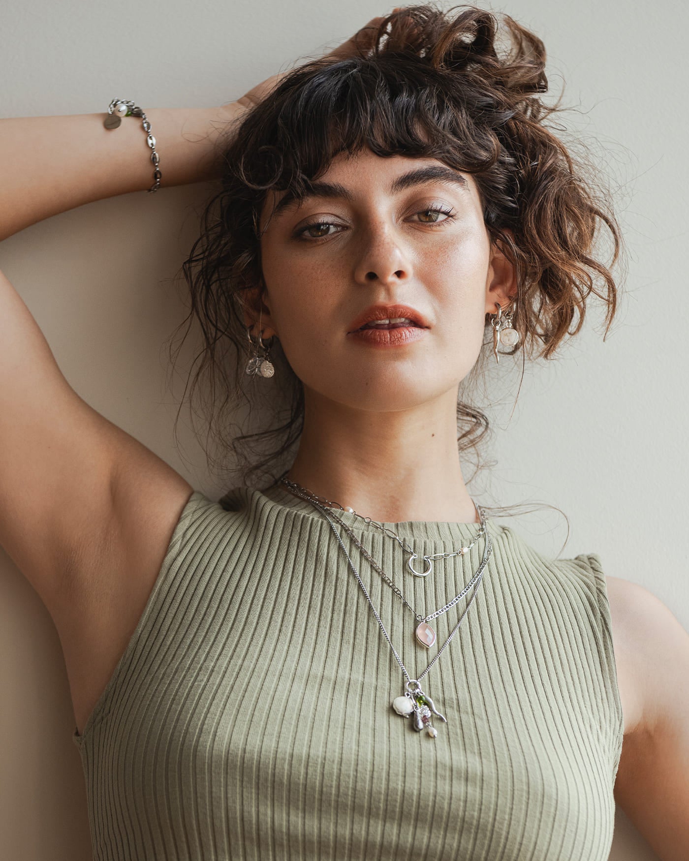 Chance Silver Earrings