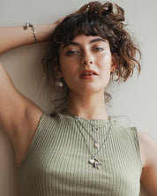 Chance Silver Earrings