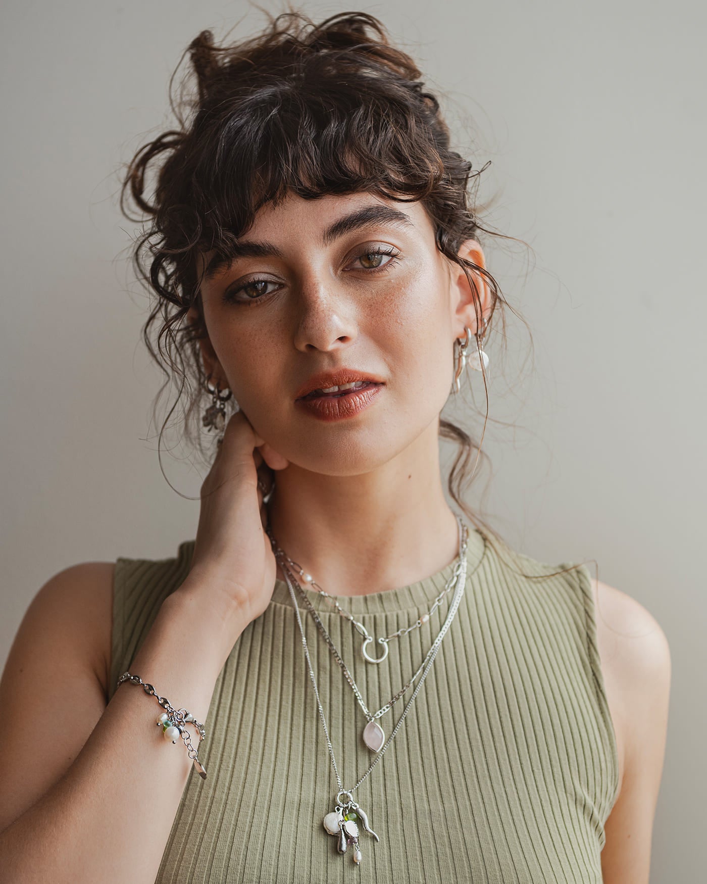 Chance Silver Earrings