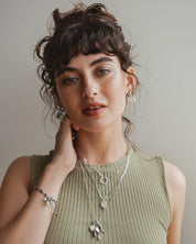 Chance Silver Earrings