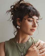 Chance Silver Earrings